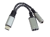 Redukce USB-C /USB-C+JACK 3,5mm DAC