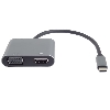 Adaptr USB-C / HDMI+VGA