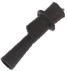 KROKOSVORKA 2mm 10A LC izolovan� �ern�